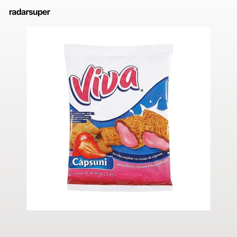VIVA Cereales rellanos de fresa 200 g.