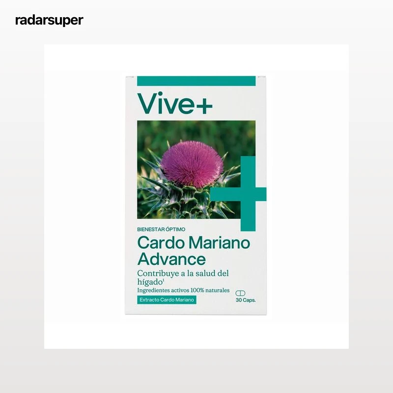 VIVE+ Advance Cápsulas vegetales a base de cardo mariano 30  uds.