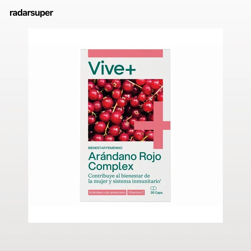 VIVE+ SALUD Y VIDA Complemento alimenticio VIVE PLUS ARÁNDANO ROJO AMERICANO 30 cápsulas