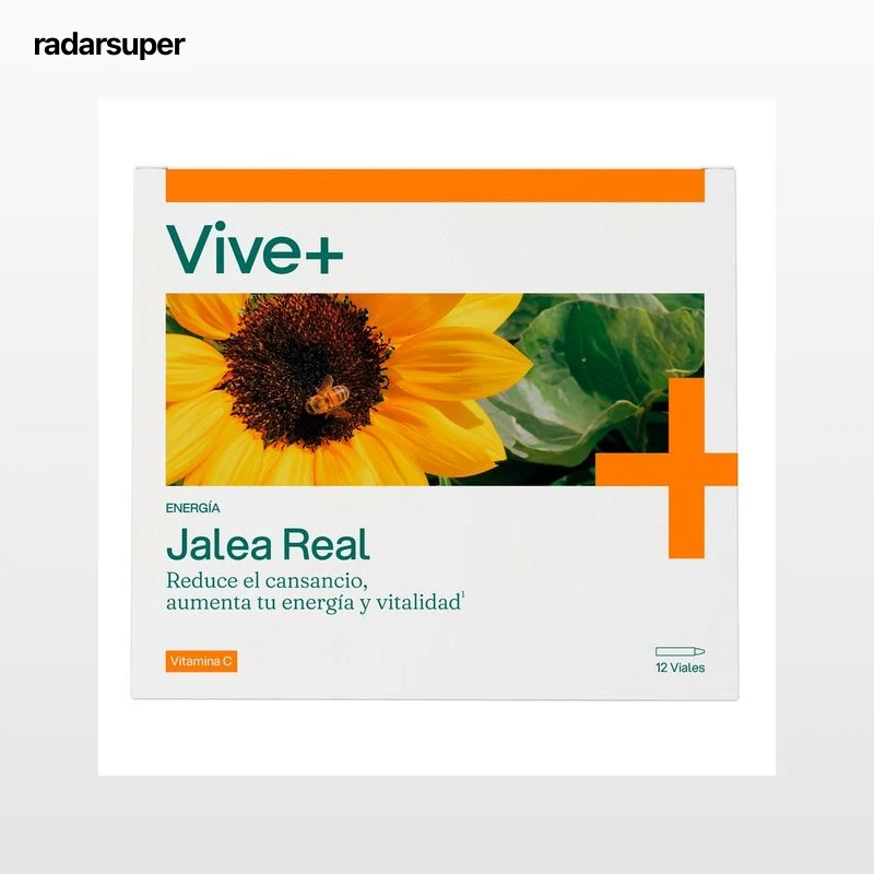 VIVE+ SALUD Y VIDA Jalea real adultos 12 uds. x 10 ml.