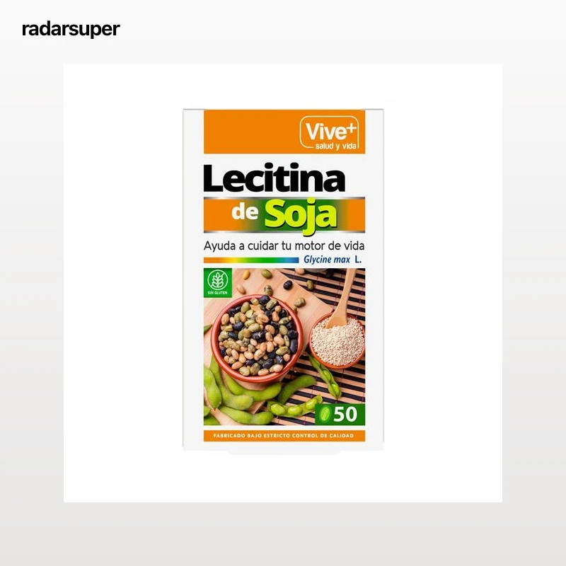 VIVE+ SALUD Y VIDA Lecitina de Soya VIVE PLUS 48 Perlas x 35 g.