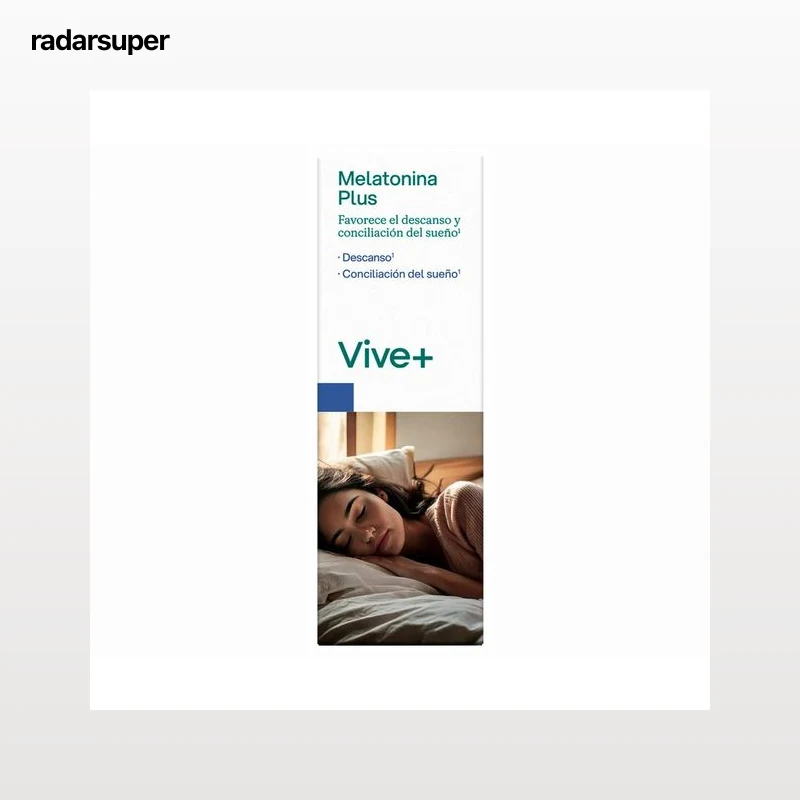 VIVE+ SALUD Y VIDA Melatoninaplus con pasiflora VIVIE + SALUD Y BELLEZA 30 càp. de 540 mg.