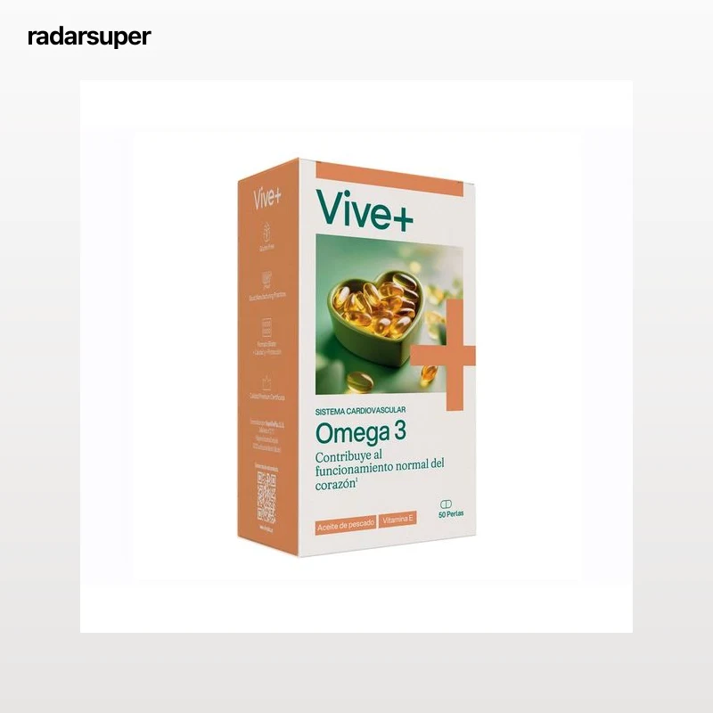 VIVE+ SALUD Y VIDA Perlas de omega 3 VIVE PLUS 48 uds.