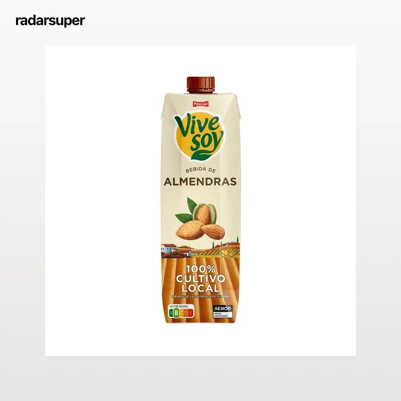 VIVESOY Bebida de almendras de cultivo local 100% de Pascual 1 l.