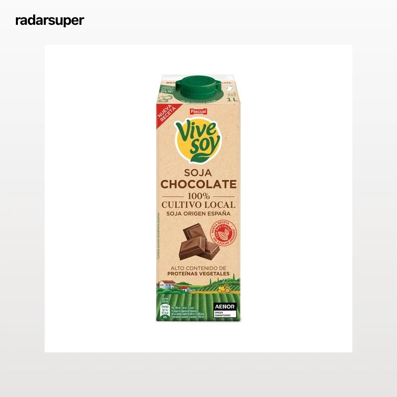 VIVESOY de Pascual Bebida vegetal de soja con chocolate 1 l.