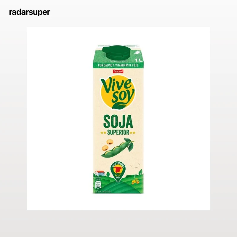 VIVESOY de Pascual Bebida vegetal de soja, de cultivo 100% local 1 l.