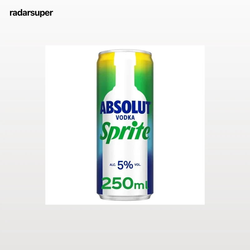 Vodka Absolut sprite lata 25 cl.