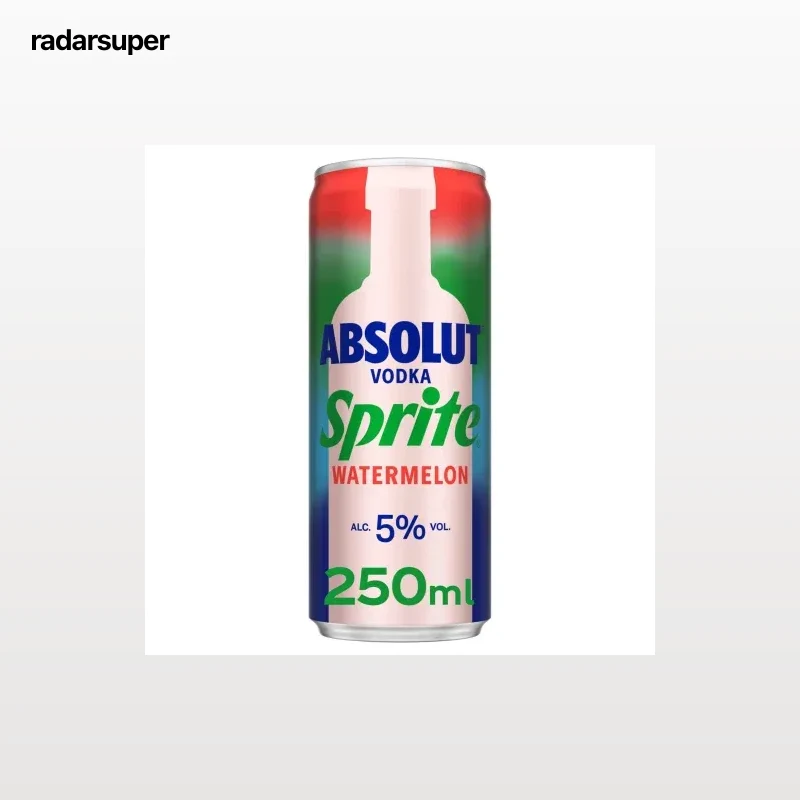Vodka Absolut Sprite watermelon lata 25 cl.