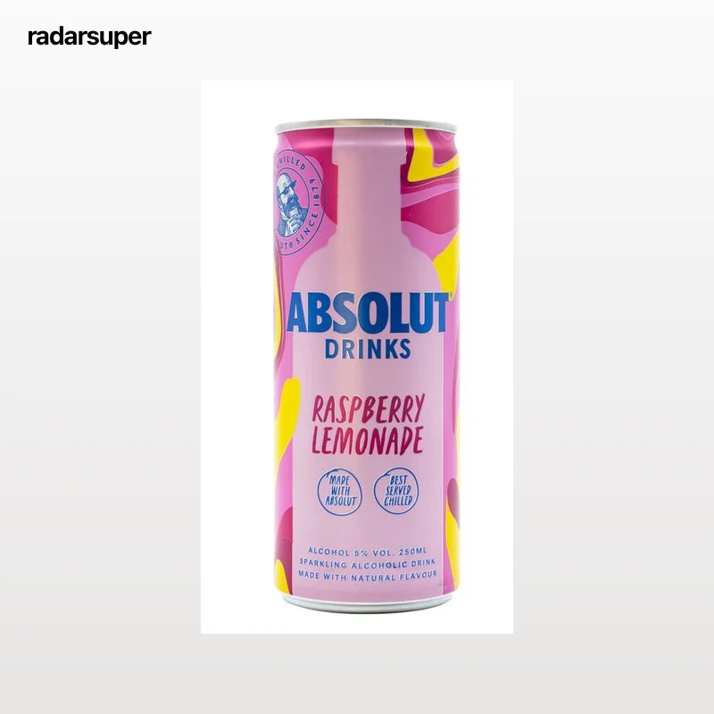 Vodka raspberri&lemonade Absolut 250ml