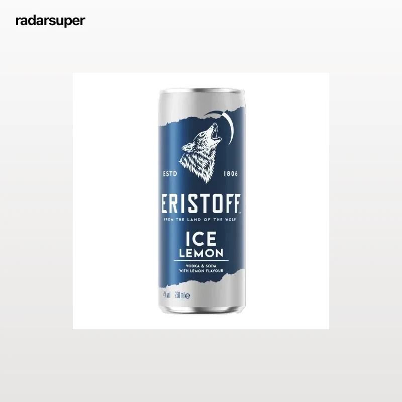 Vodka & Soda Eristoff ice limón lata 25 cl.