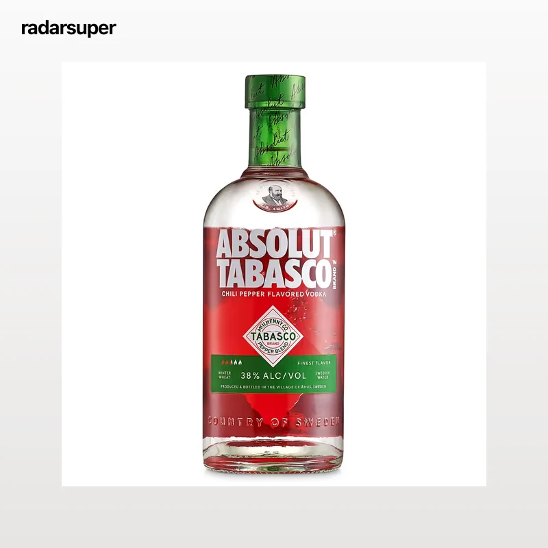Vodka tabasco Absolut 70 cl