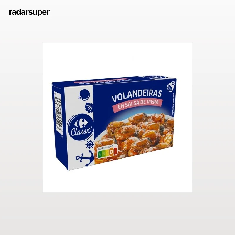 Volanderia en salsa marinera Classic Carrefour sin gluten 60 g.
