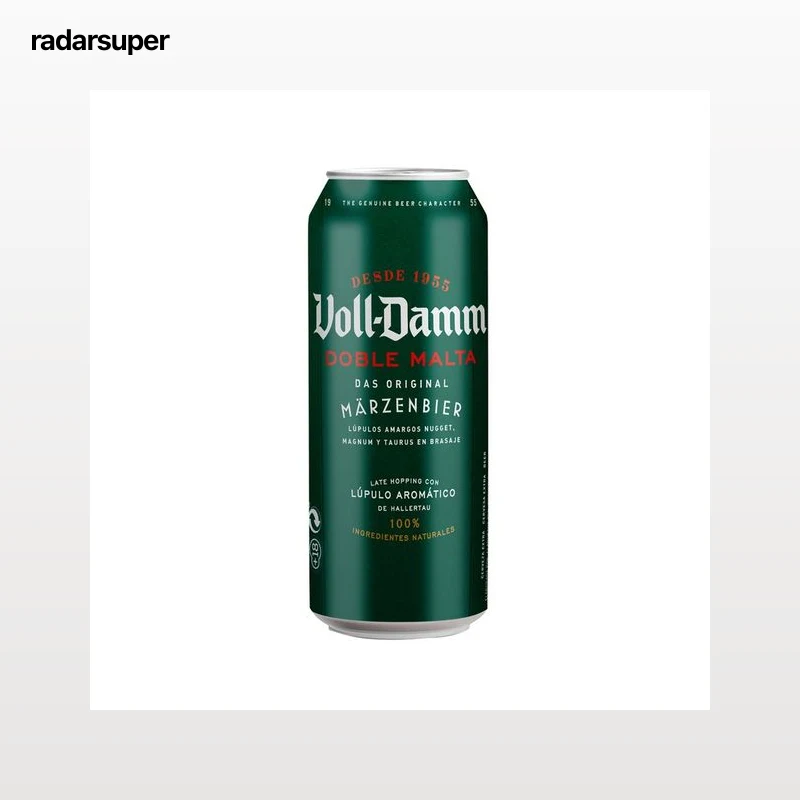 VOLL-DAMM Cerveza doble malta lata 50 cl.