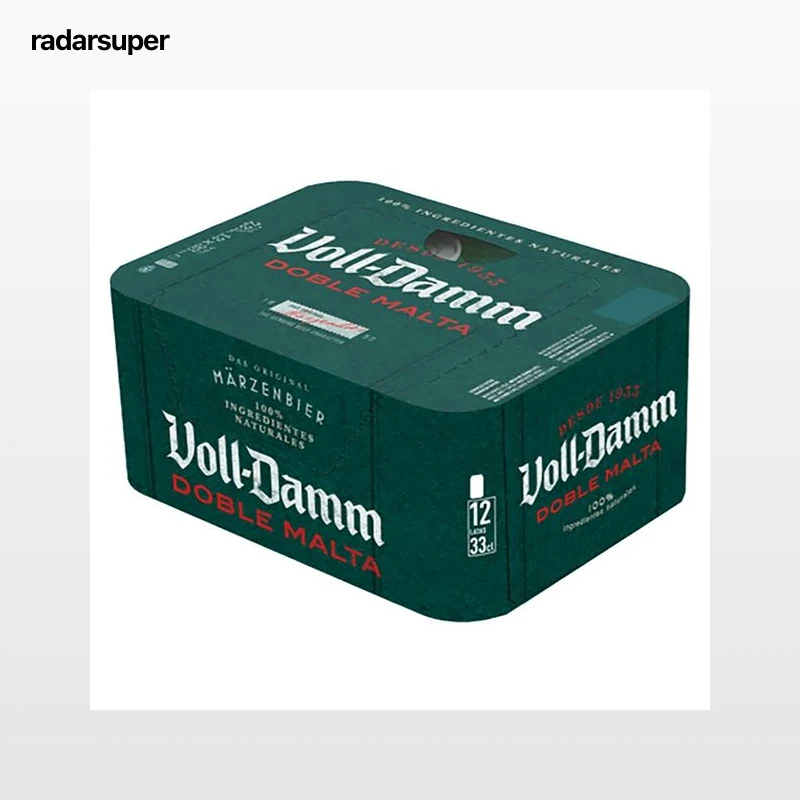 VOLL-DAMM Cerveza doble malta pack 12 x 33 cl.