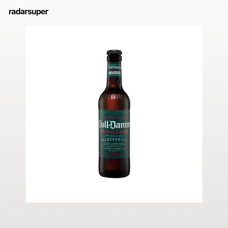 VOLL-DAMM Cerveza rubia doble malta botella 33 cl.