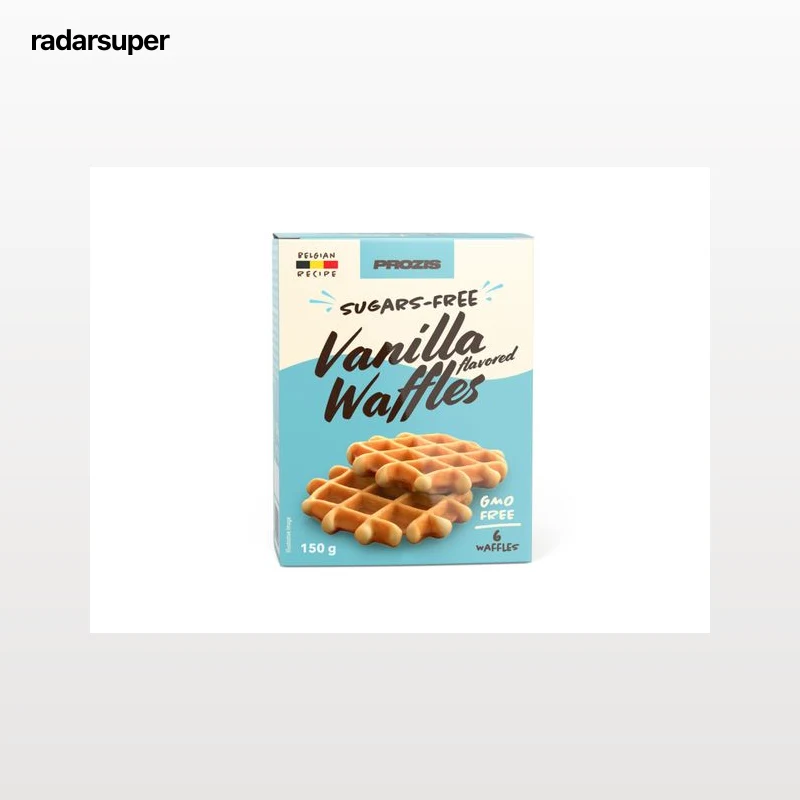 WAFFLES PROZIS SEM AÇÚCARES BAUNILHA 150G (6X25G)