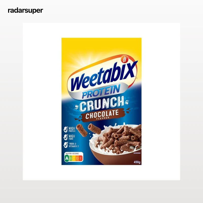 WEETABIX Cereales rulos chocolate 450 g.