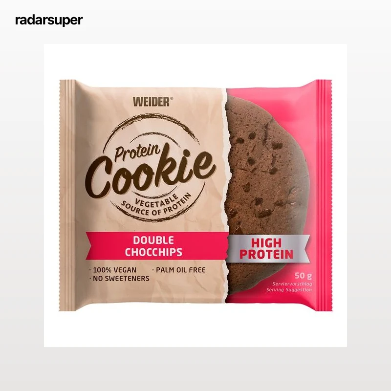 WEIDER Cookie proteica doble chocolate chips 50 g.
