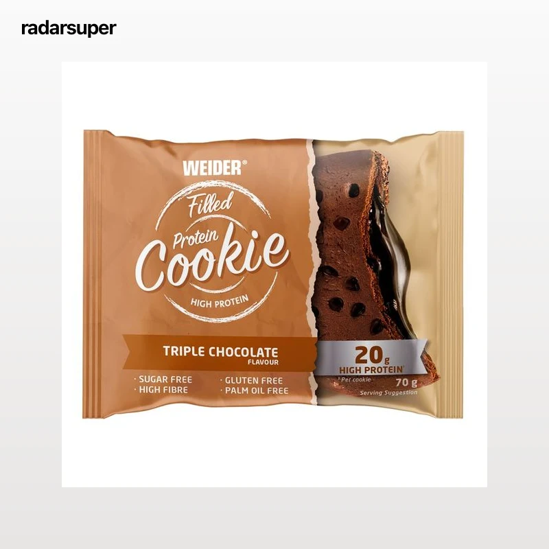 WEIDER Cookie proteica con triple chocolate 70 g.