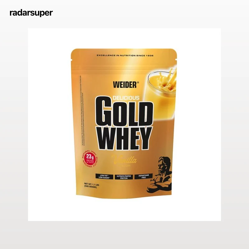 WEIDER Delicius gold whey, Proteínas sabor a vainilla 500 g.