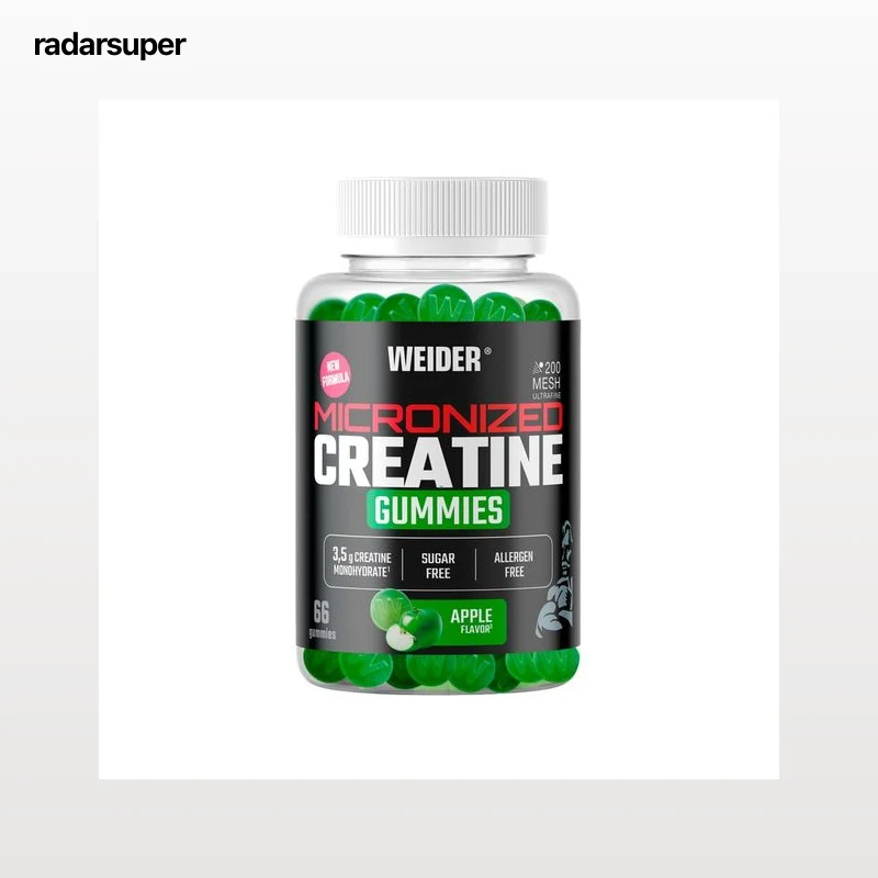 WEIDER Gummies creatina micronizada 66 gominolas 198 g.