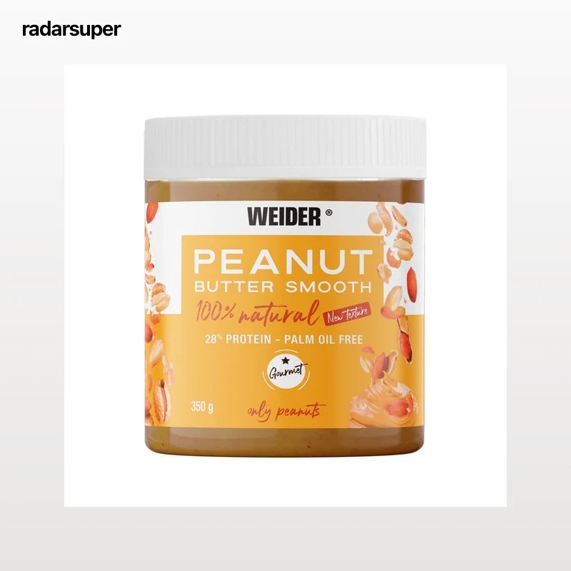 WEIDER Mantequilla de cacahuete con proteína 350 g.