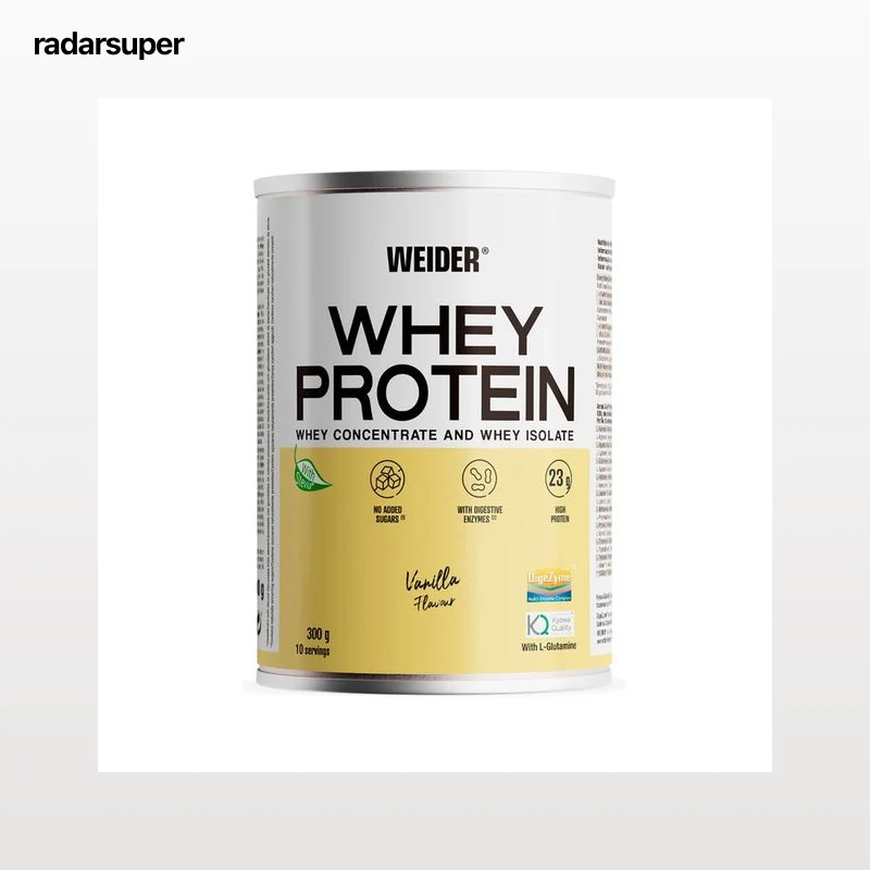 WEIDER Proteína whey vainilla 300 g.