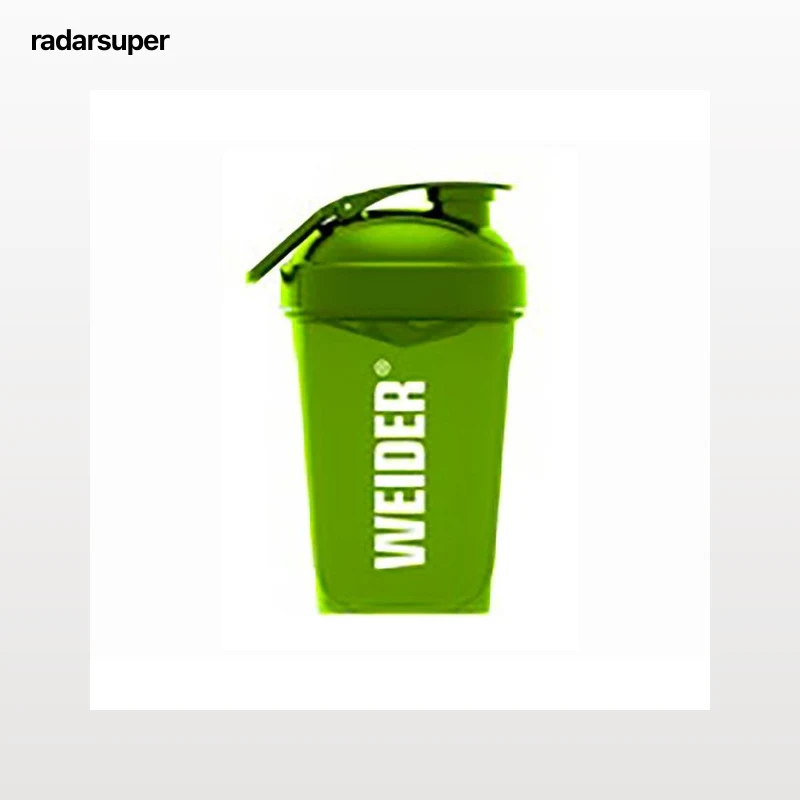 WEIDER Shaker vegan verde tapón fijo