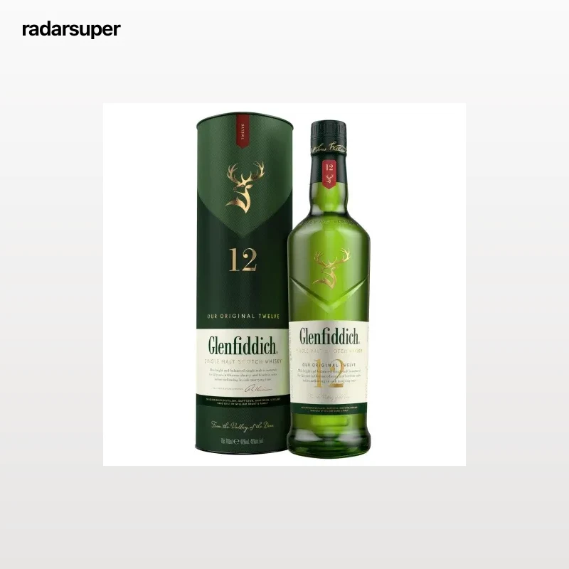 Whisky escocés de malta Glenfiddich 12 años 70 cl.