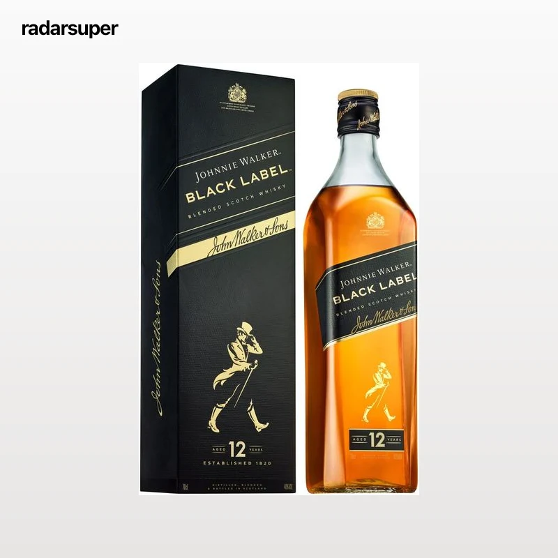 Whisky Johnnie Walker 70cl etiqueta negra
