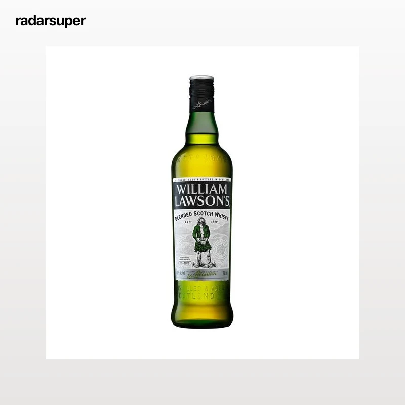 WILLIAM LAWSON"S Whisky blended, destilado, envejecido y embotellado en Escocia botella 70 cl.