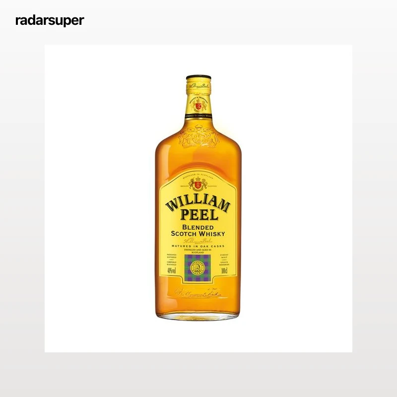 WILLIAM PEEL Whisky blended escocés botella 1 l.