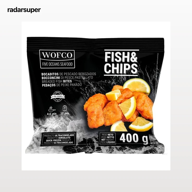WOFCO Bocaditos de pescado rebozados 400 g.