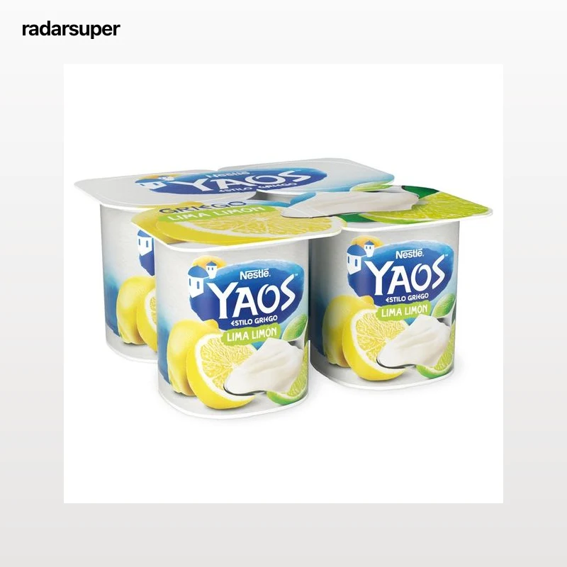 YAOS Griego lima-limón NESTLÉ 4 x 115 gr.
