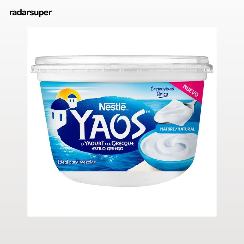 YAOS de Nestlé Yogur natural estilo griego 850 g.