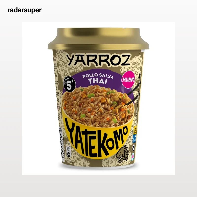 Yarroz con pollo y salsa thai Gallina Blanca Yatekomo 83 g
