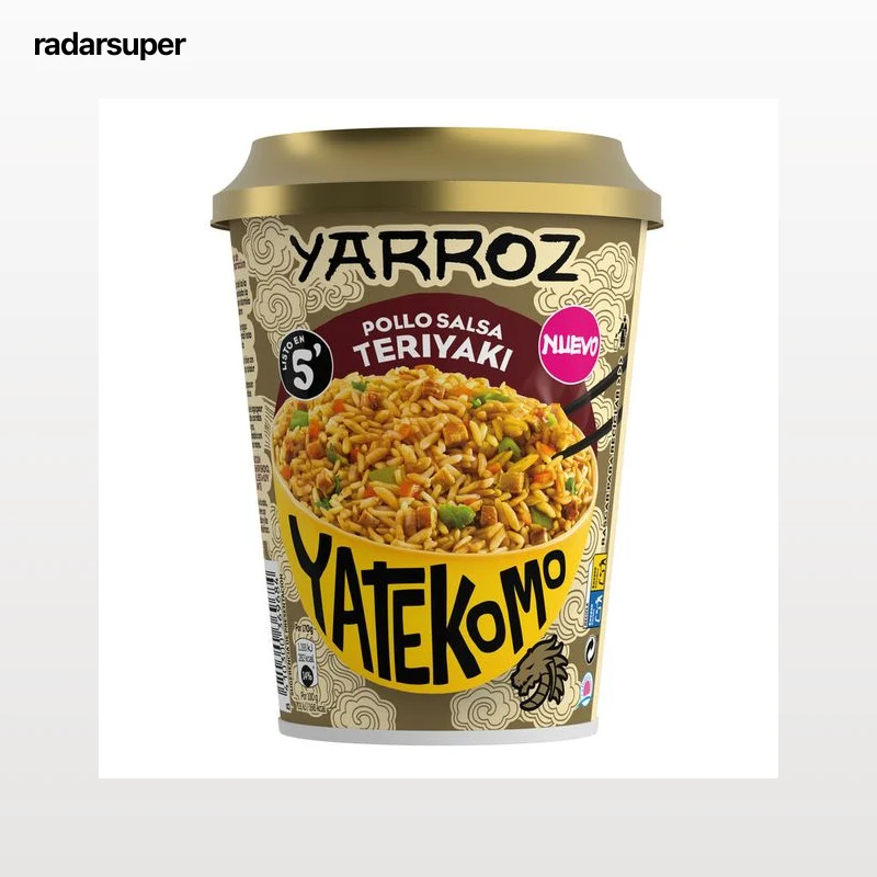 Yarroz Yatekomo con pollo y salsa teriyaki 84g