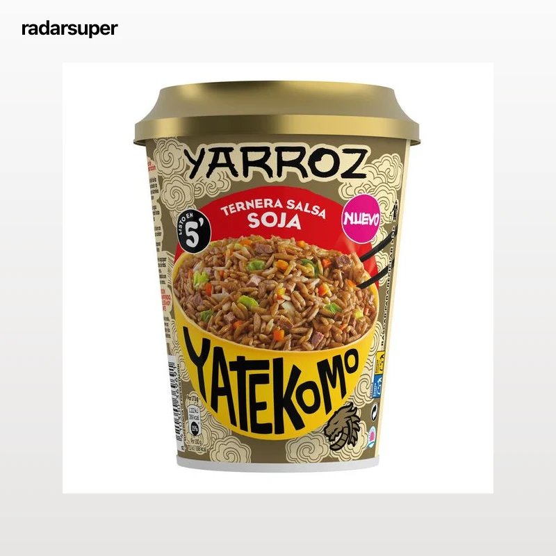 Yarroz Yatekomo con ternera y salsa de soja 84g
