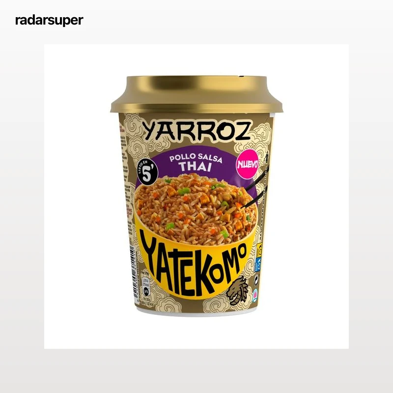 YATEKOMO Arroz precocido thai Gallina Blanca 83g