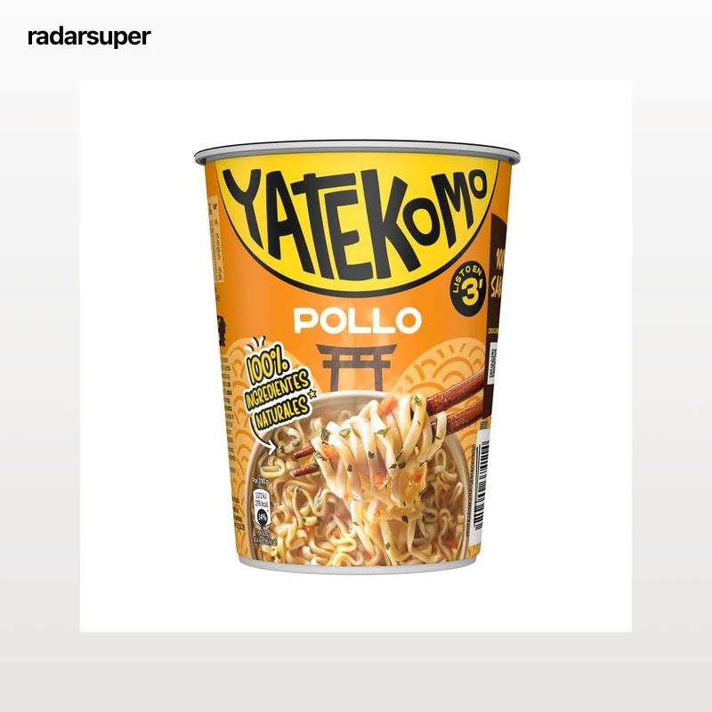 YATEKOMO Fideos Orientales instantáneos pollo 61 g.