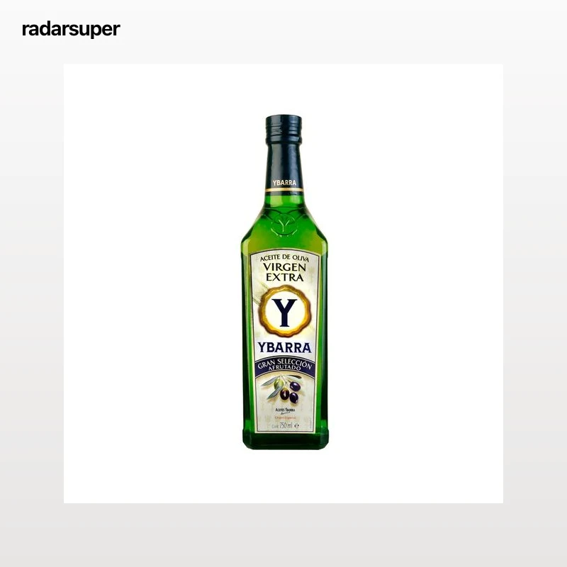 YBARRA Aceite de oliva virgen extra  botella de cristal de 750 ml.