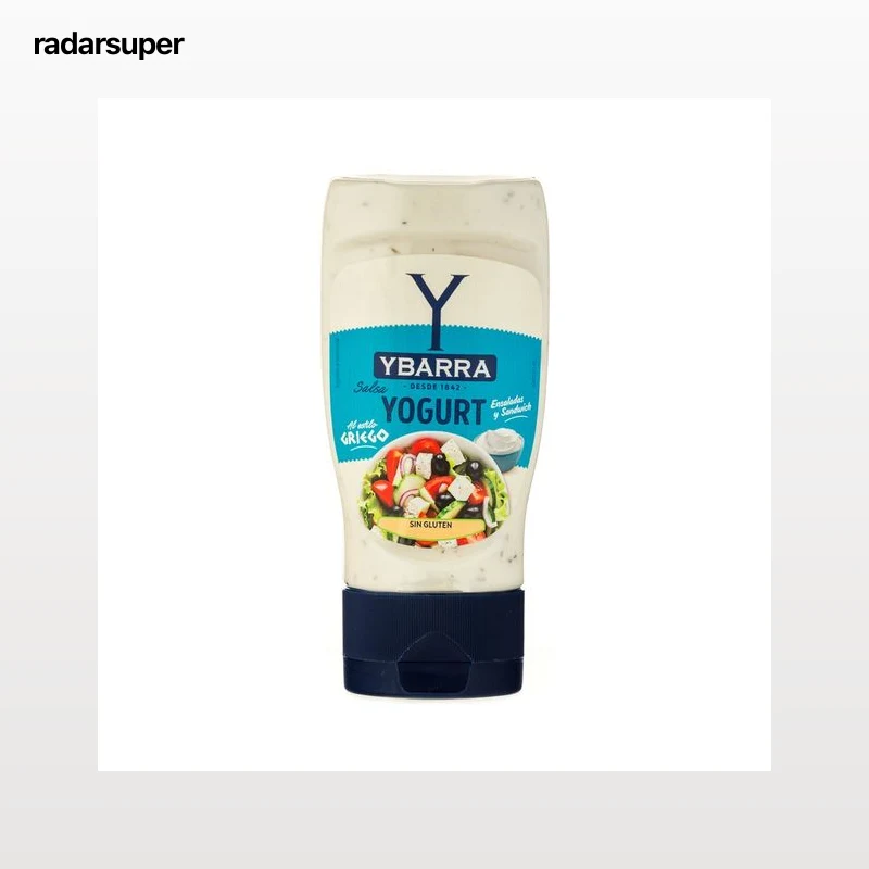 YBARRA Salsa de yogurt al estilo Griego, sin colorantes 250 ml