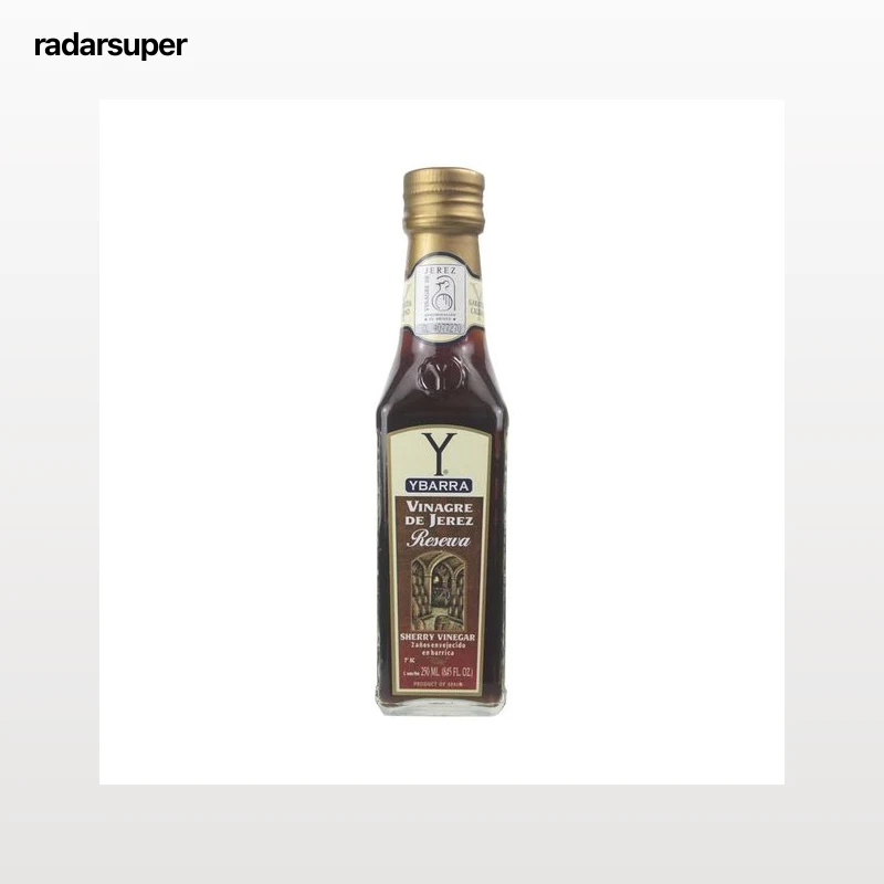 YBARRA Vinagre de vino de Jerez reserva con denominación de origen Jerez 250 ml.