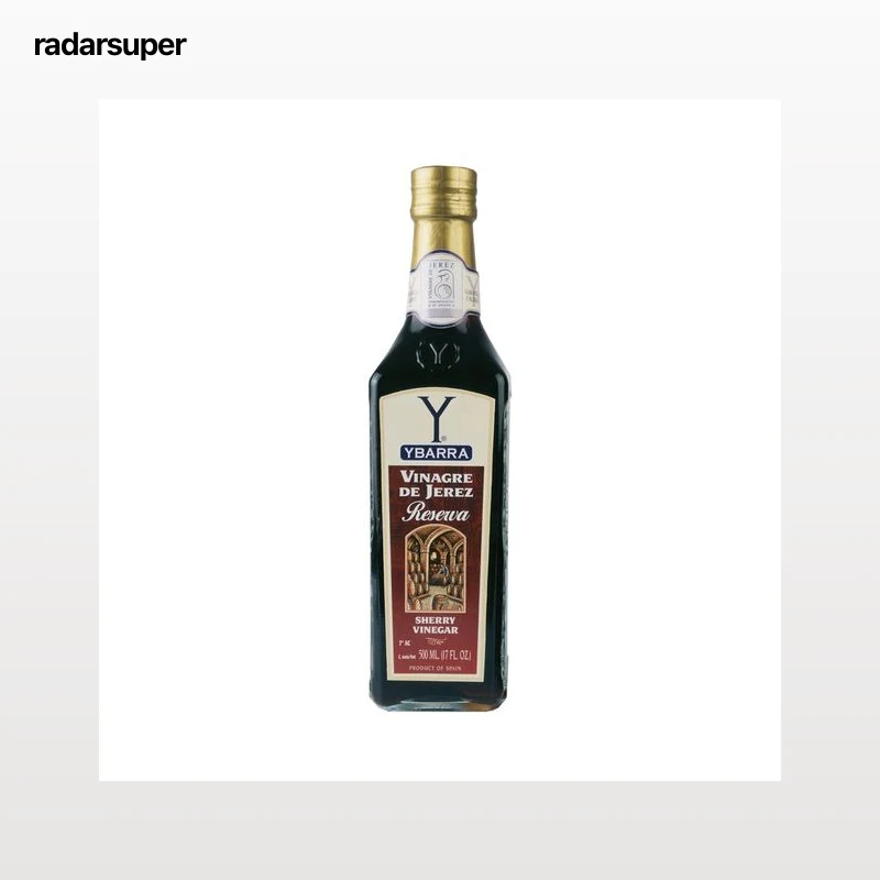 YBARRA Vinagre de vino de Jerez reserva con denominación de origen Jerez botella de 500 ml.