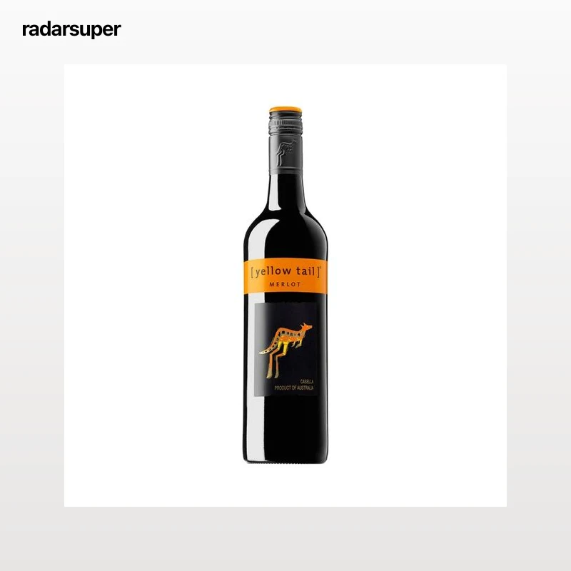 YELLOW TAIL  Vino tinto elaborado en Australia YELLOW TAIL botella de 75 cl.