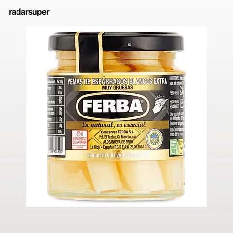 Yemas de espárragos extra gruesas Ferba 135 g