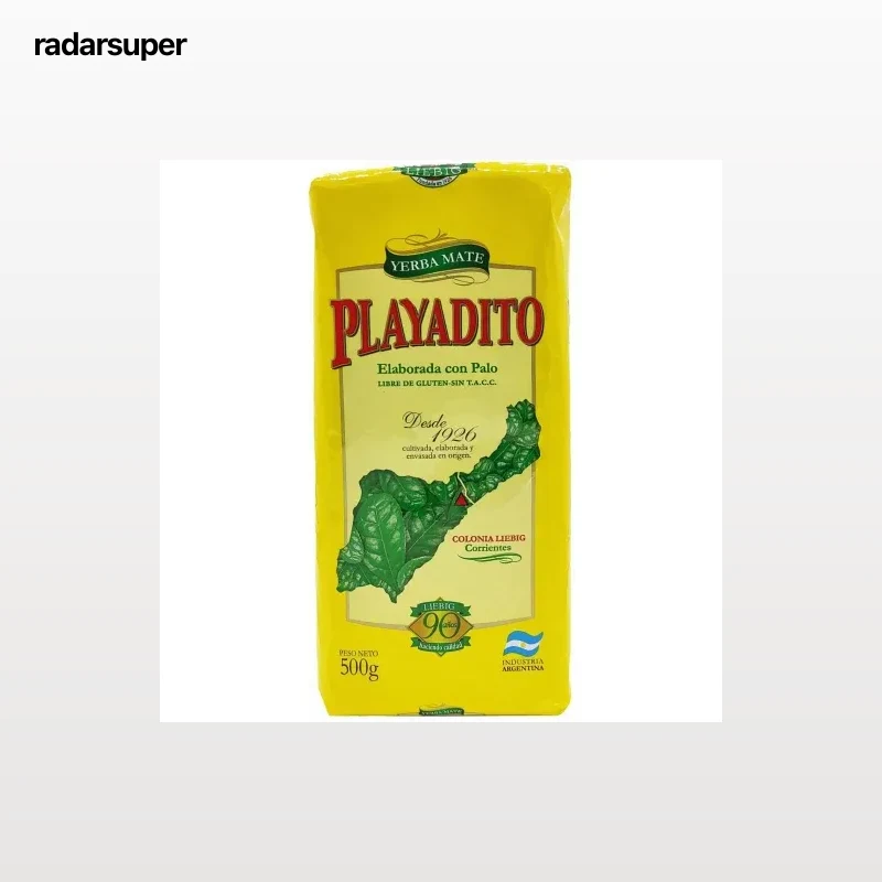 Yerba mate Playadito sin gluten 500 g.
