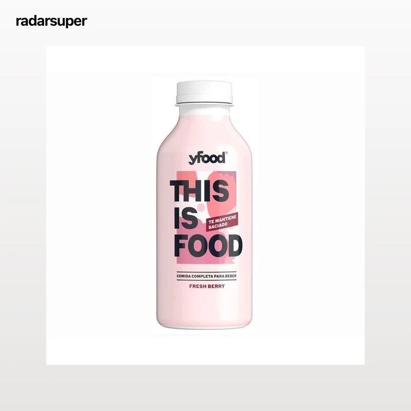 YFOOD Batido sustitutivo de frambuesa 500 ml