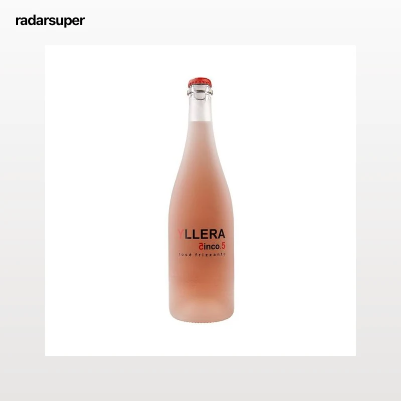YLLERA 5.5 Vino rosado frizzante espumoso con bajo contenido en alcohol botella 75 cl.