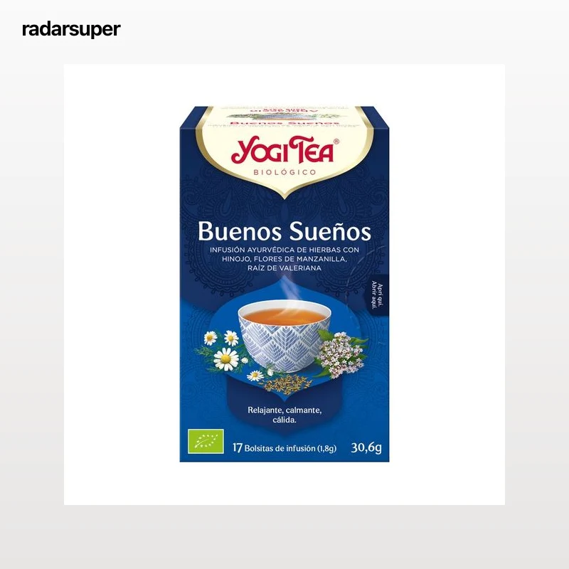 YOGI TEA Dulces Sueños infusión BIO relax 17 uds. 30,6 g.